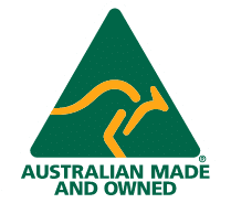 australian made and owned logo